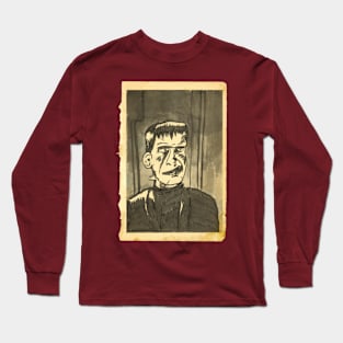 Frankenstein's Monster says  "Ehhhhhhh" Long Sleeve T-Shirt